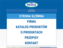 Tablet Screenshot of meggle.pl